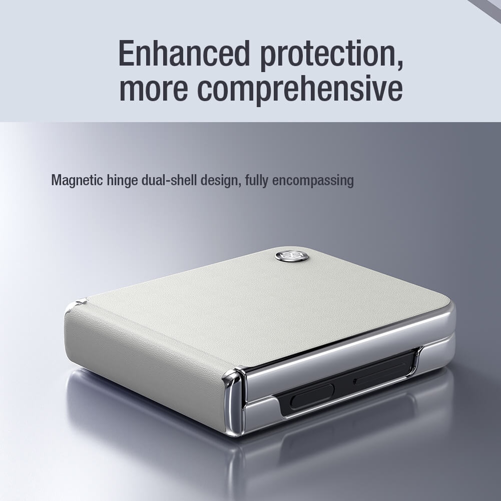 Nillkin CamShield Flip Leather Case For Samsung Galaxy Z Flip6 5G Black