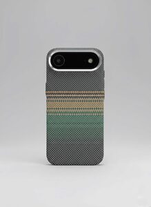 Luxo Life MagSafe Carbon Fiber Texture Back Case With Metal Camera Frame For iPhone 17 Series