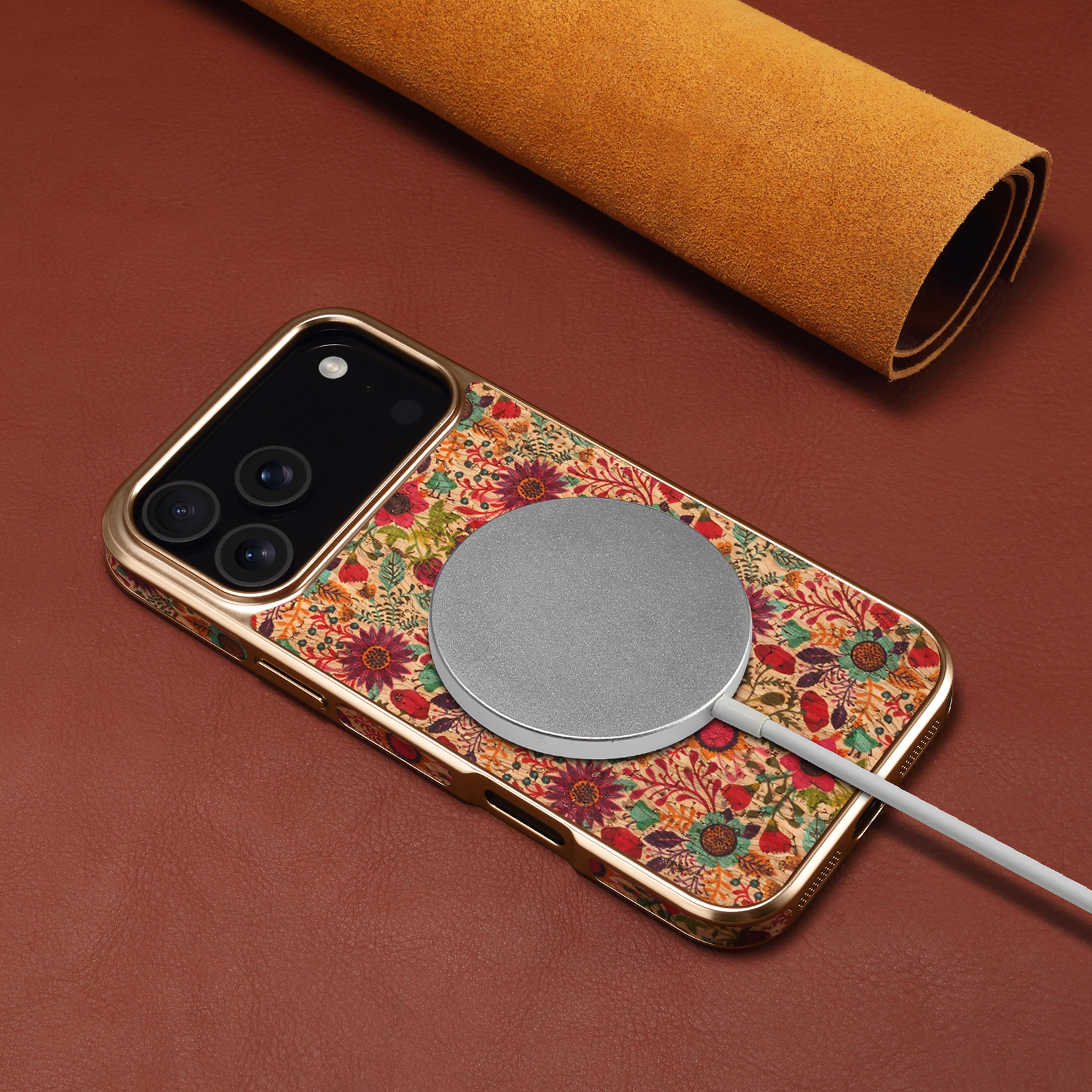 Icon Floral Design Case With MagSafe For iPhone 17 Series