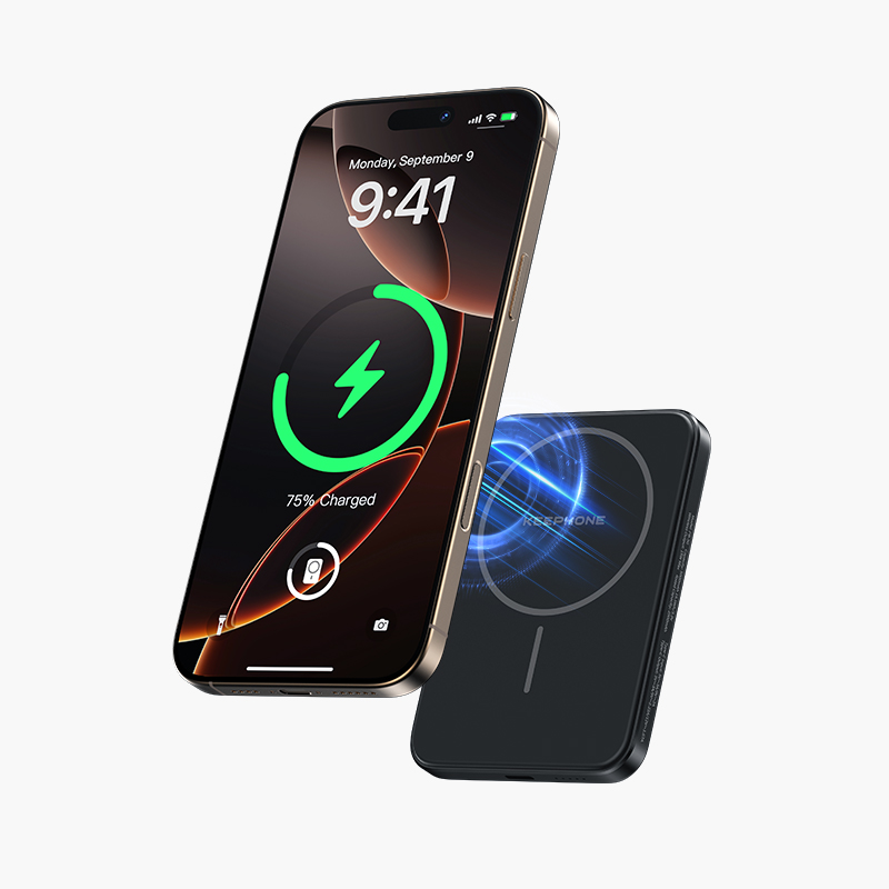 Keephone Brendy Wireless MagSafe Power Bank 5000mAh With Woven Aramid Fibre