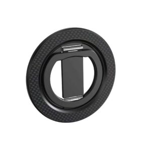 Magnetic Ring Stand With Carbon Finish and 360° Rotation